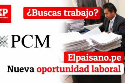 Consejo de Ministros PCM trabajos