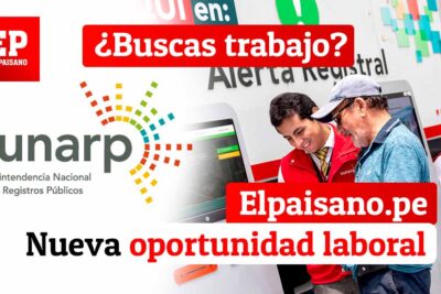 Convocatorias de SUNARP trabajos