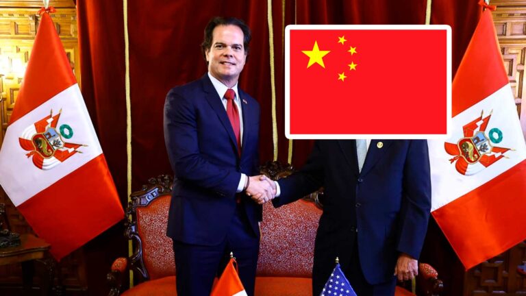 Embajadores de Estados Unidos y China en Perú