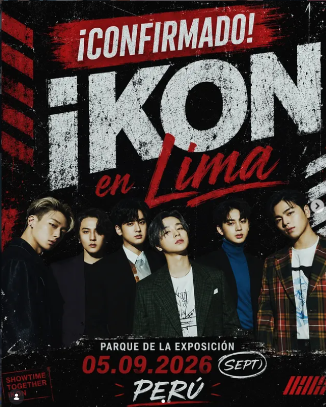 iKON llega a Perú este 2026