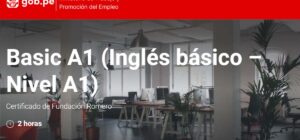 Basic A1 (Inglés básico – Nivel A1)